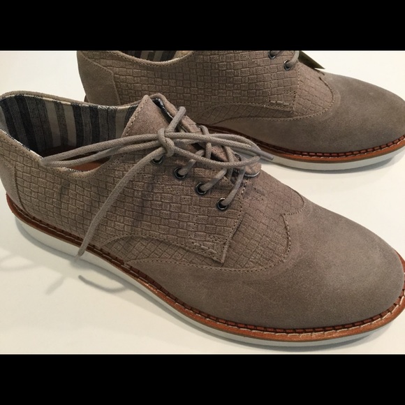 NWT Toms Men Borgue Oxfords, Desert Taupe, SZ.8.5, main image 4